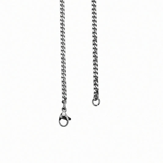 Titanium steel hip-hop chain men