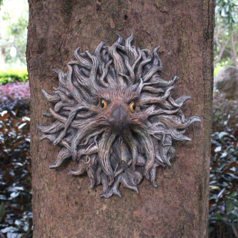 Eagle Head Tree Wall Hanging