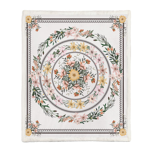 Flannel Blanket Air Conditioning and Napping Blanket