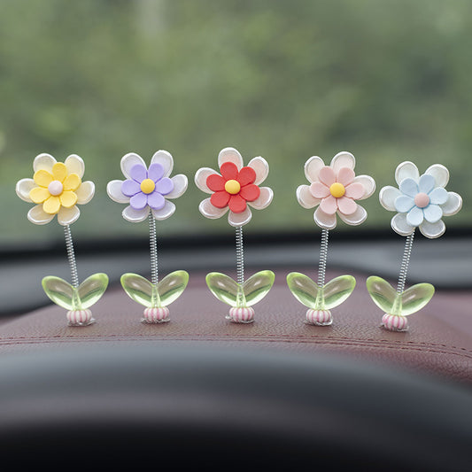 Car Dashboard Spring Decorative Ornaments