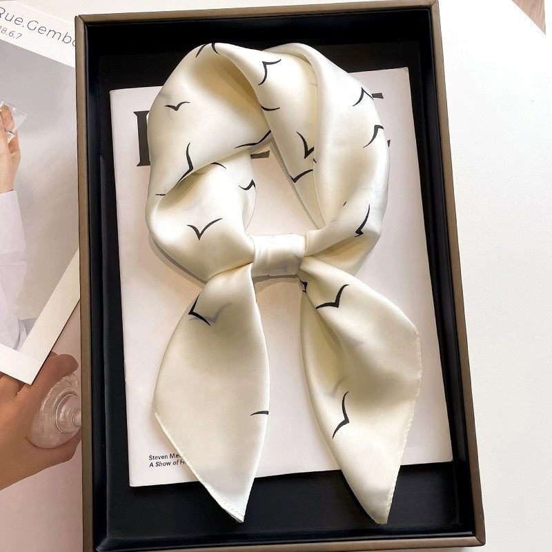 Silk Scarf Women's Headscarf Spring And Autumn