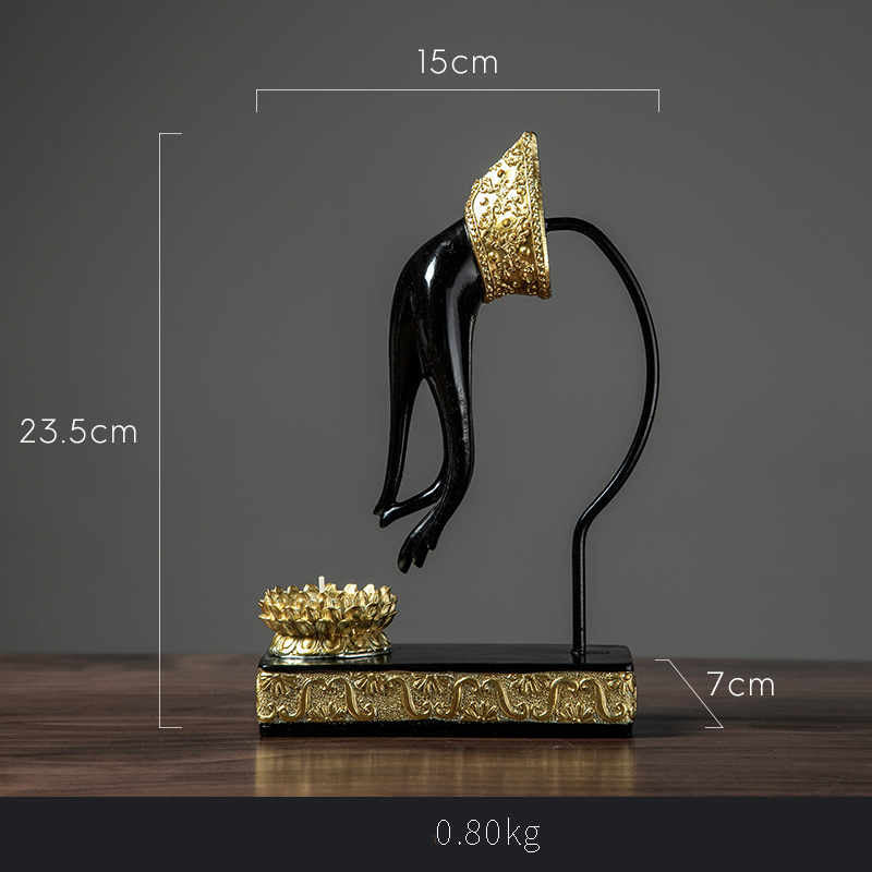 Elegant Candlestick Zen Ornaments