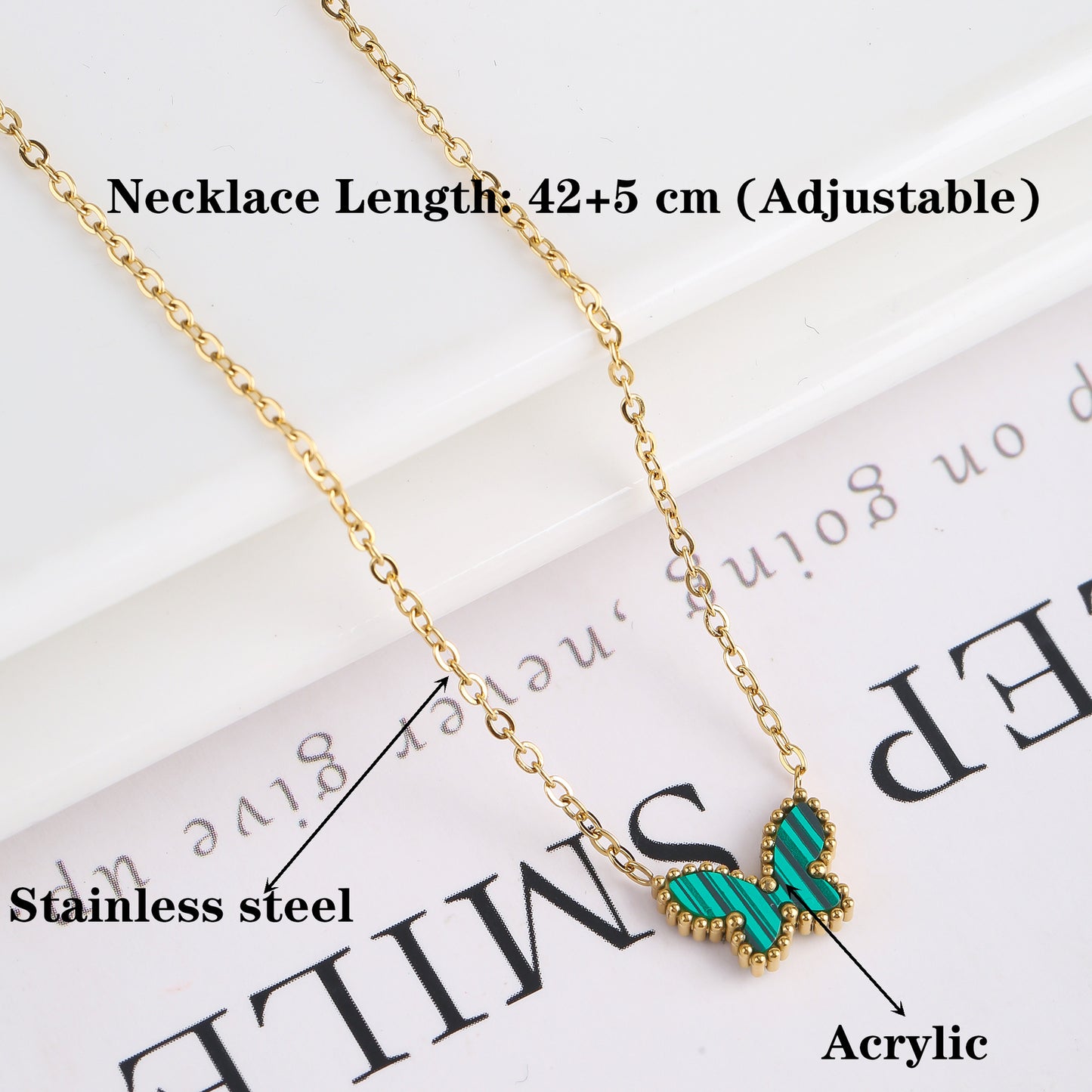 Simple Fashion Personality Temperament Butterfly Necklace