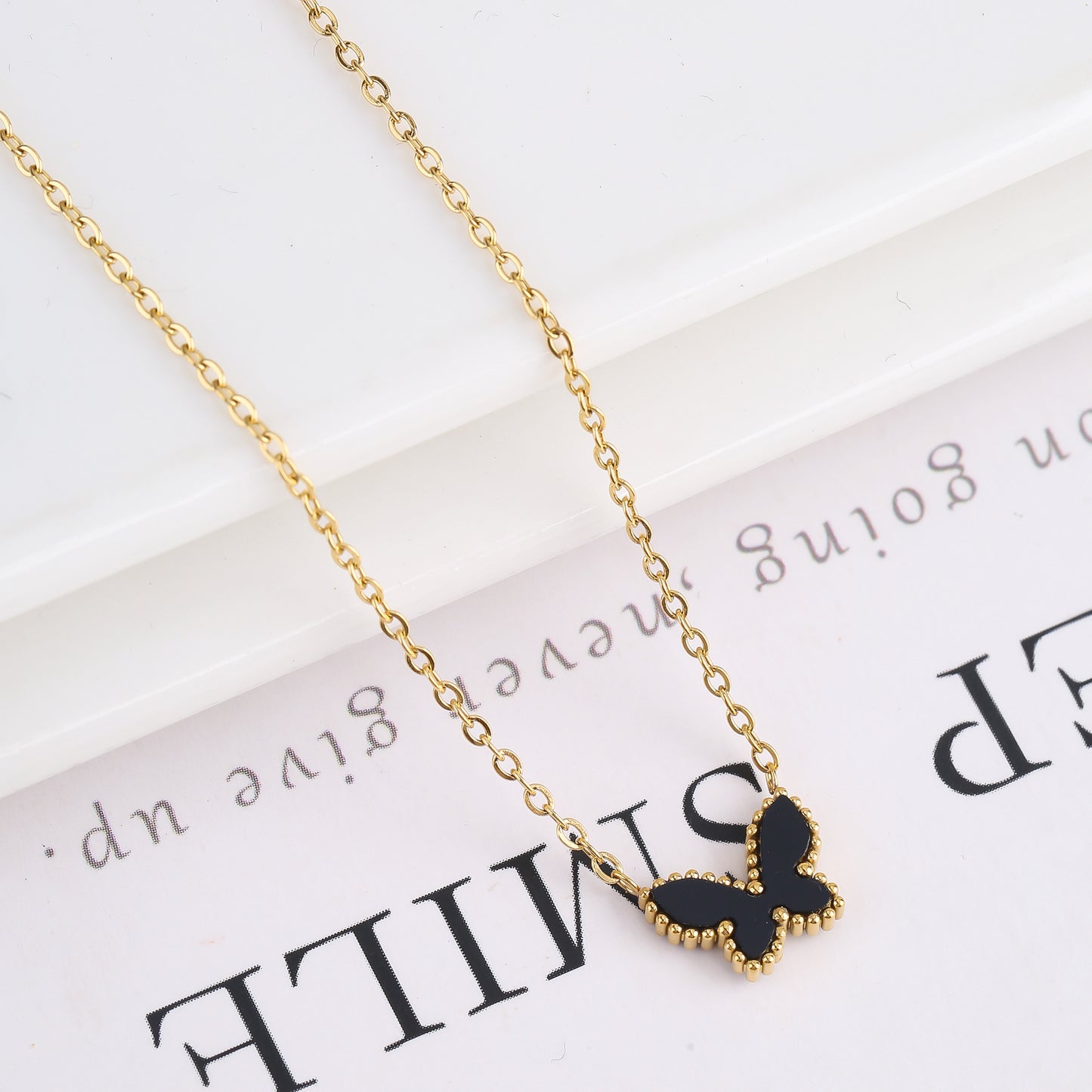 Simple Fashion Personality Temperament Butterfly Necklace