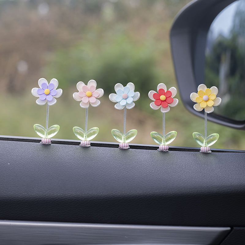 Car Dashboard Spring Decorative Ornaments