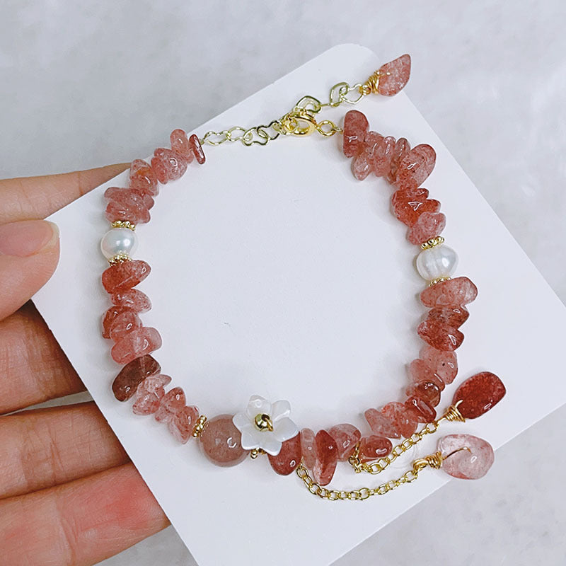 Stone Pearl Bracelet Shell