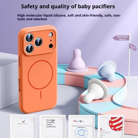 Magnetic Phone Case Liquid Silicone