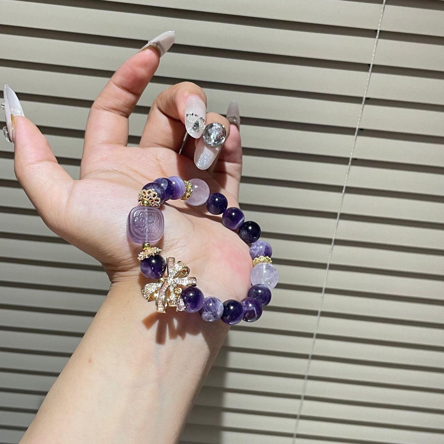 Natural Amethyst Bracelet