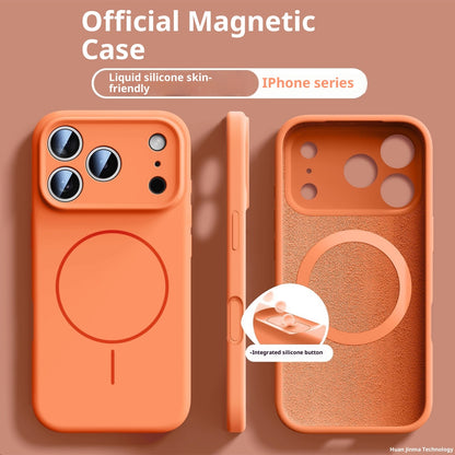 Magnetic Phone Case Liquid Silicone