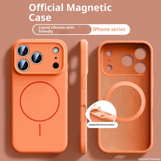 Magnetic Phone Case Liquid Silicone
