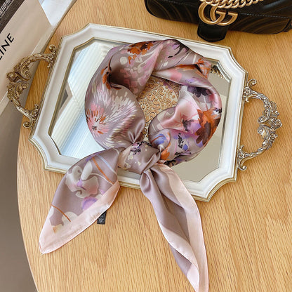 Silk Scarf Women's Headscarf Spring And Autumn