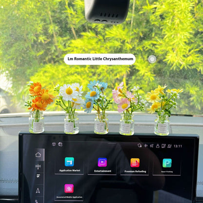 Healing System Small Vase Car Interior Decoration Ornament