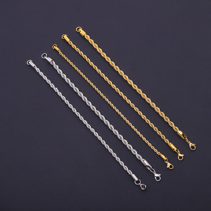 Twisted Gold Plated Bracelet