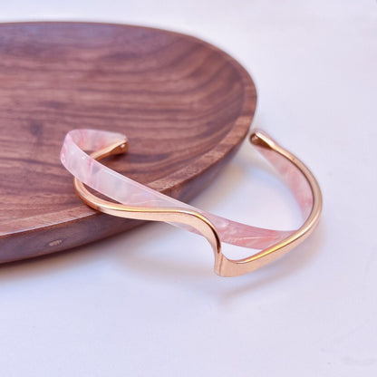 Curved Stainless Steel Bracelet