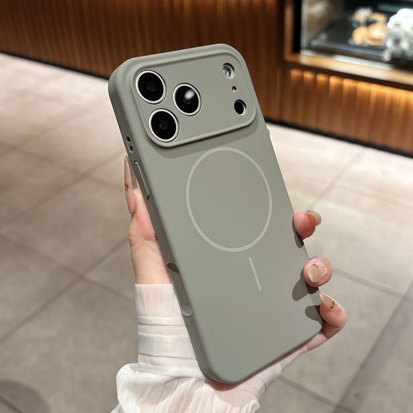 Magnetic Phone Case Liquid Silicone