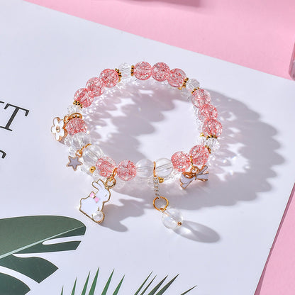 Chalcedony Crystal Bracelet