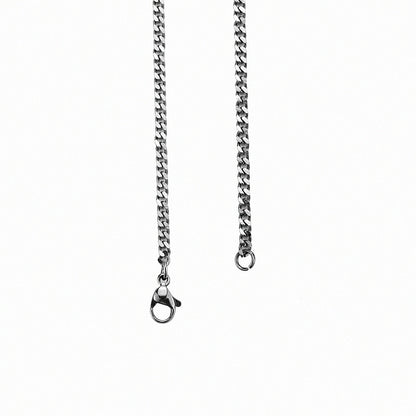 Titanium steel hip-hop chain men