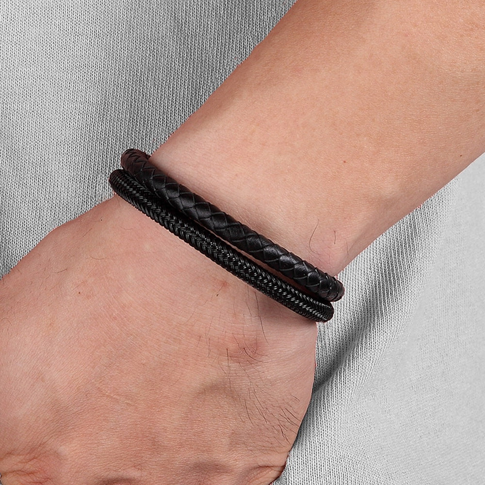 Two-Tone Buckle Bracelet Bracelet For Men