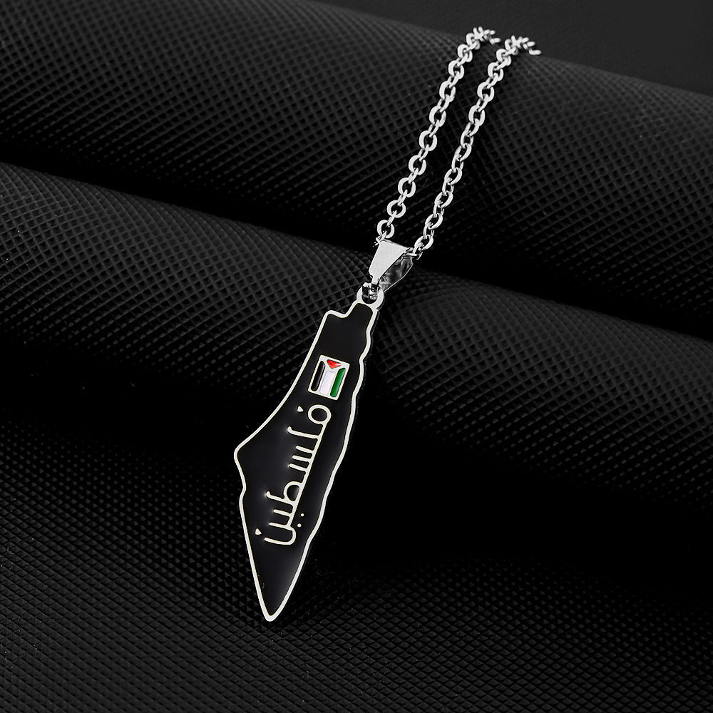Retro Titanium Steel Pendant Necklace Accessories New
