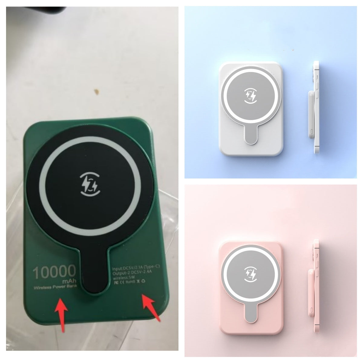 Magnetic Wireless Power Bank 5000 MAh Portable