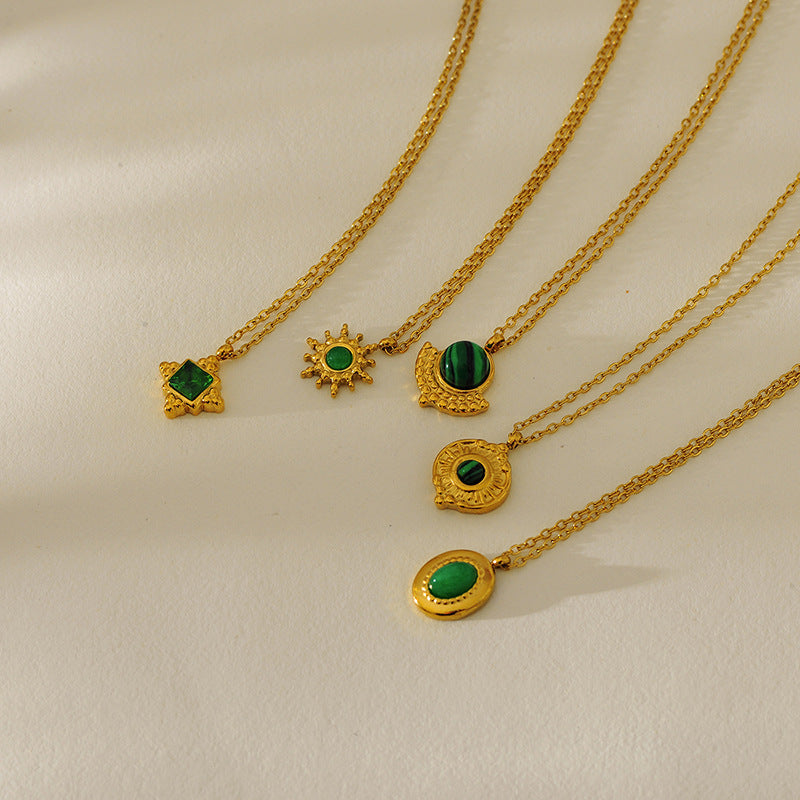 Vintage Emerald Necklace