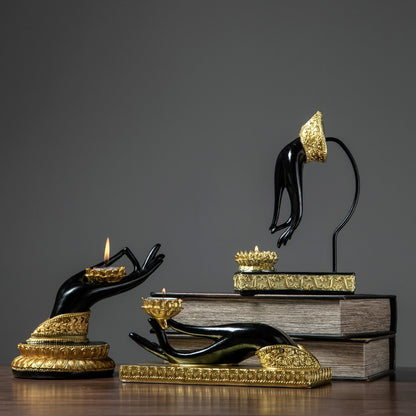 Elegant Candlestick Zen Ornaments