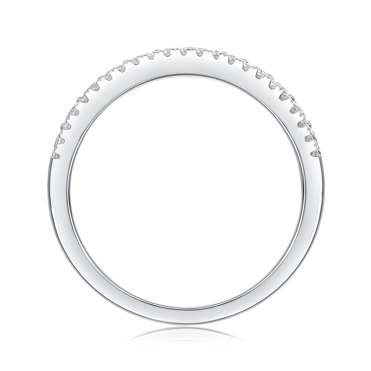 Luxury Moissanite Sterling Silver Ring