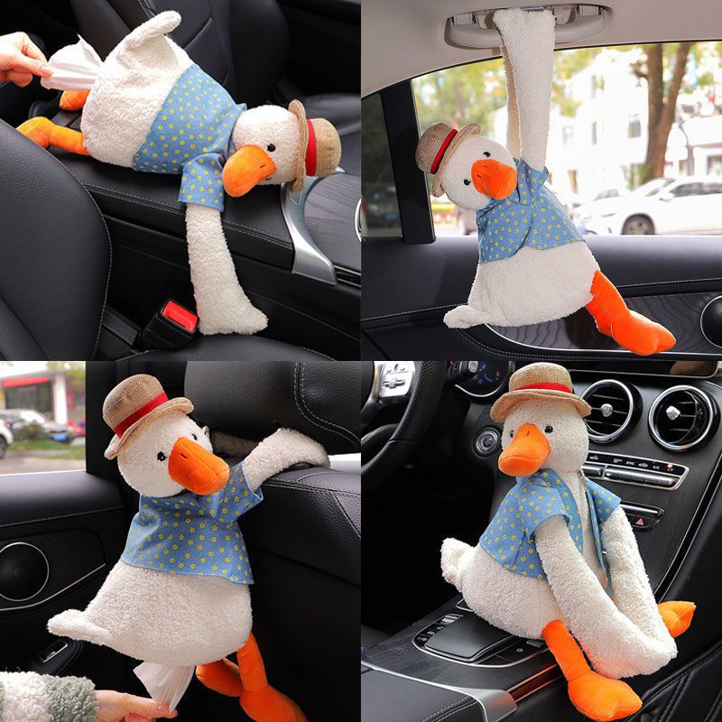 Hanging Duck Tissues Box For Car