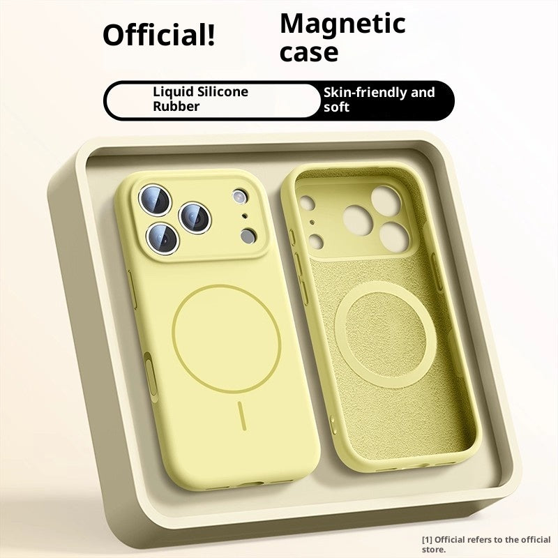 Magnetic Phone Case Liquid Silicone