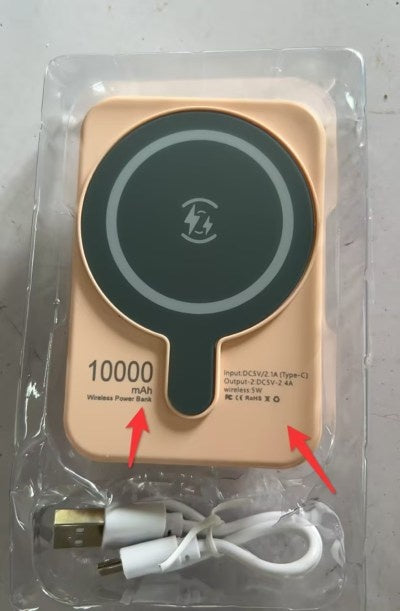 Magnetic Wireless Power Bank 5000 MAh Portable