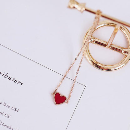 Love Double-sided Anklet