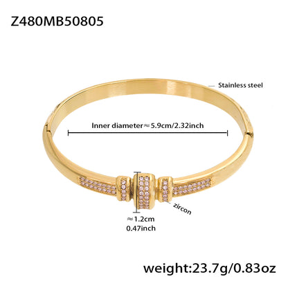 Zirconia Buckle Bracelet