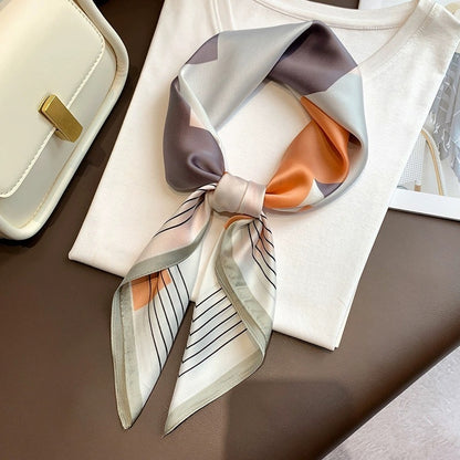 Silk Scarf Women's Headscarf Spring And Autumn