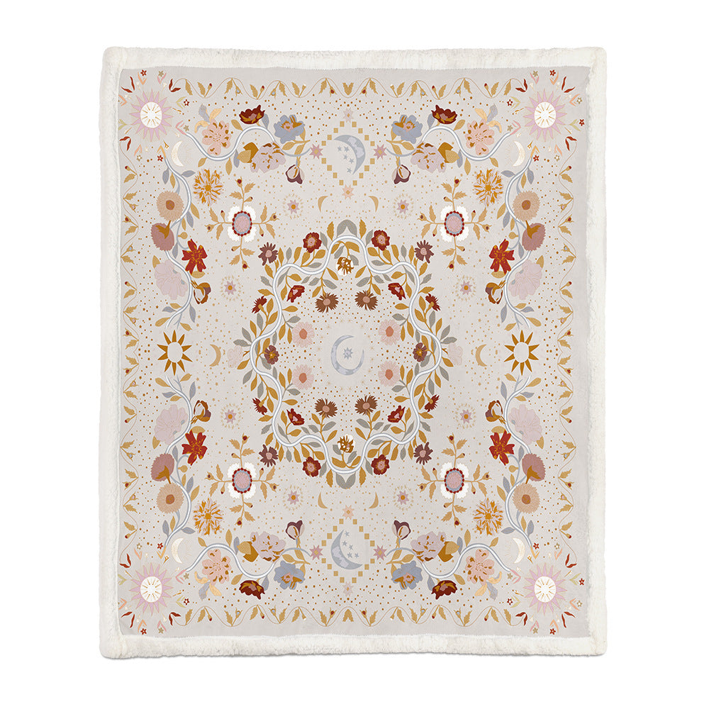 Flannel Blanket Air Conditioning and Napping Blanket