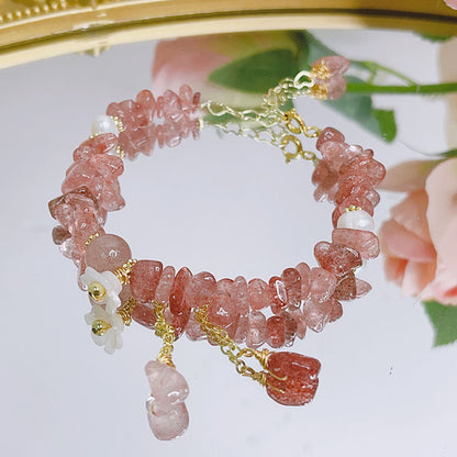 Stone Pearl Bracelet Shell