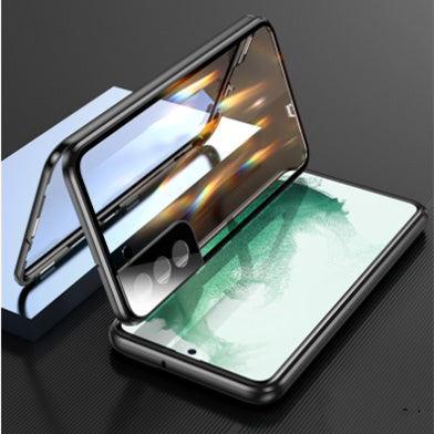 Snap On Magnet King Glass Protective Mirror Phone Case