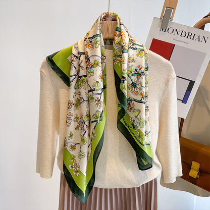 Silk Scarf Women's Headscarf Spring And Autumn