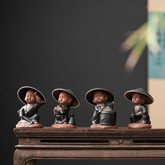 Monk Filtered Tea Ornament