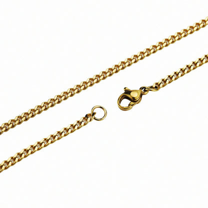 Titanium steel hip-hop chain men