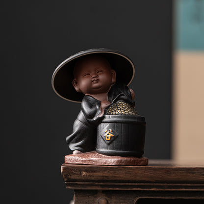 Monk Filtered Tea Ornament