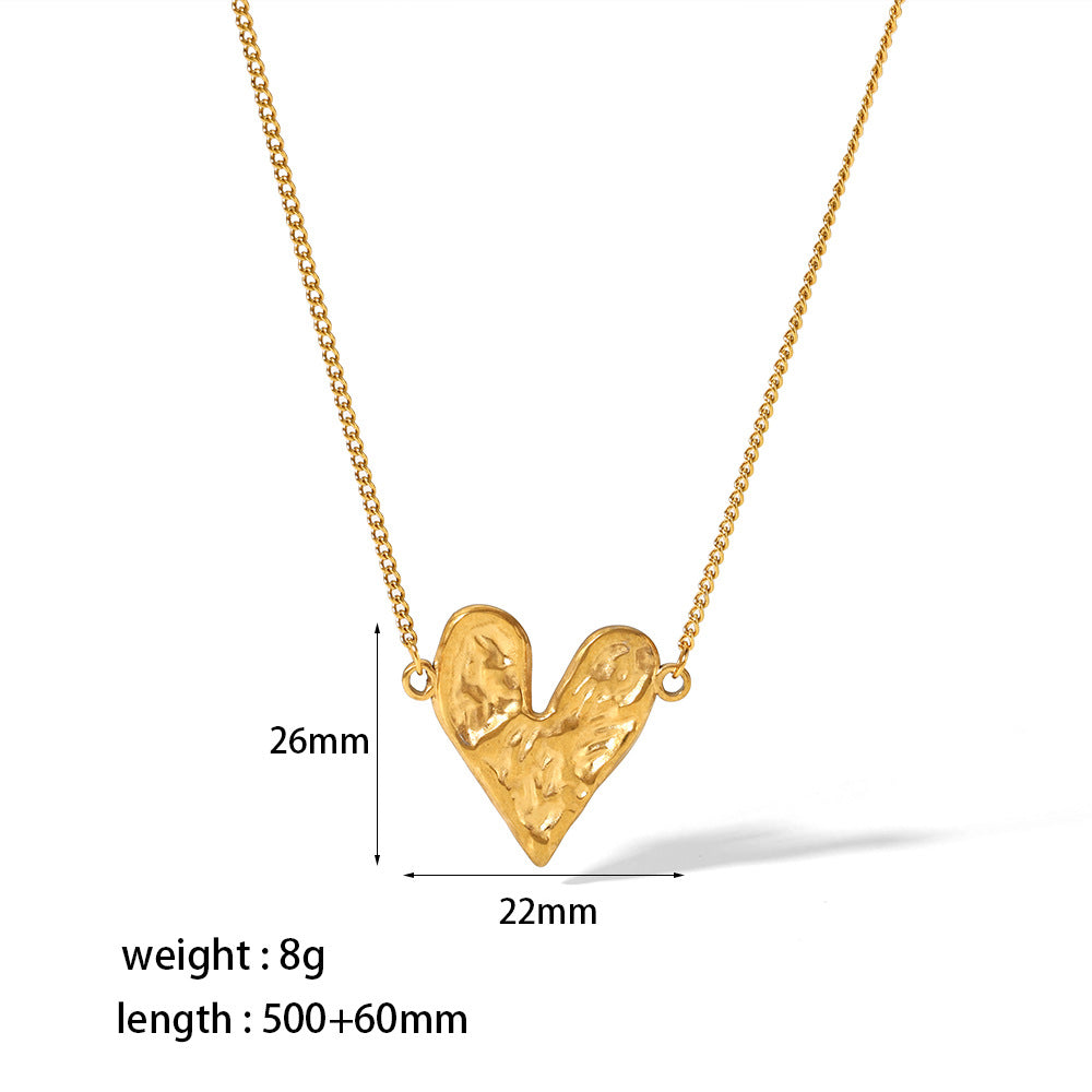 Titanium Steel Necklace 18K Gold Plated