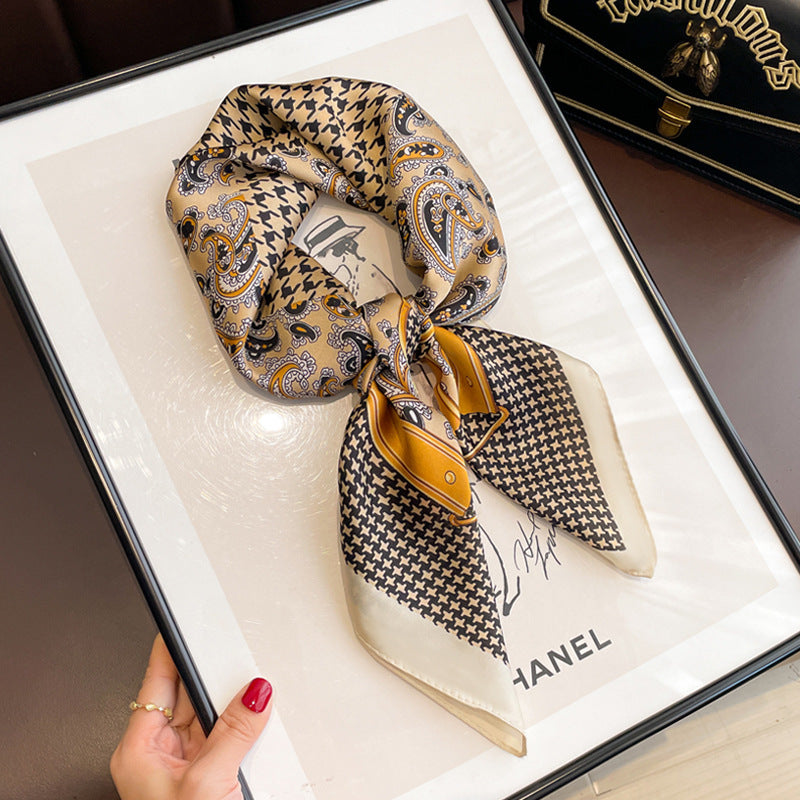 Silk Scarf Women's Headscarf Spring And Autumn