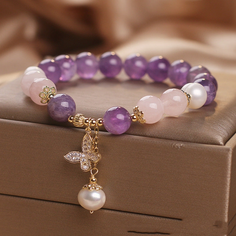 Natural Amethyst Bracelet
