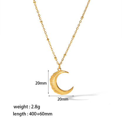 Titanium Steel Necklace 18K Gold Plated