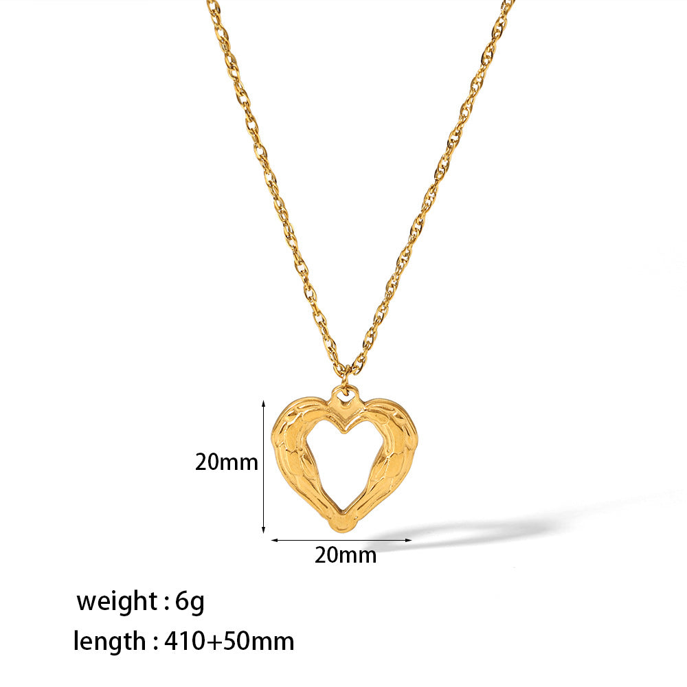 Titanium Steel Necklace 18K Gold Plated