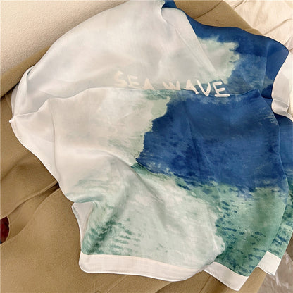 Silk Scarf Women's Headscarf Spring And Autumn