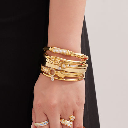 Zirconia Buckle Bracelet