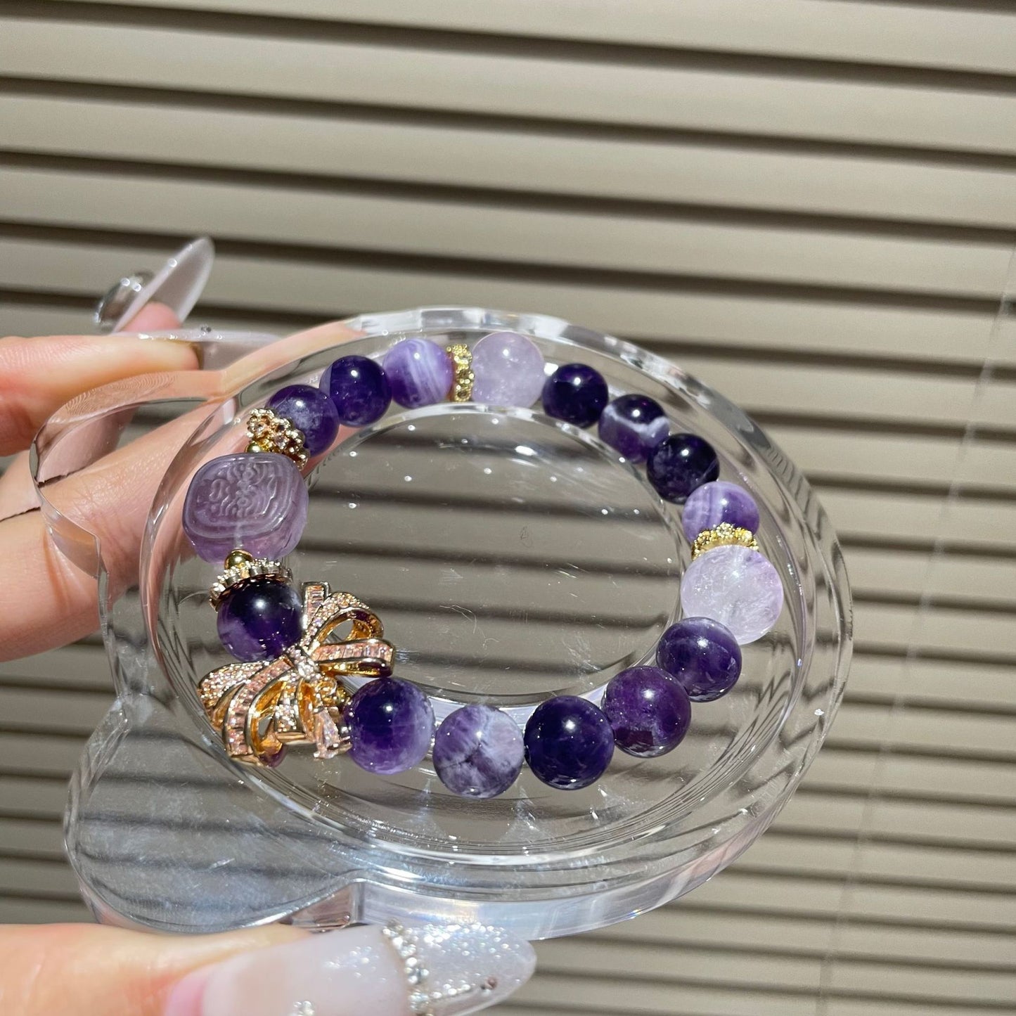 Natural Amethyst Bracelet
