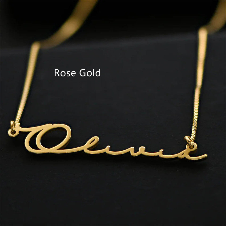 Stainless Steel Customized Name Necklace