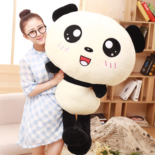 70cm Kawaii Big Head Panda Plush